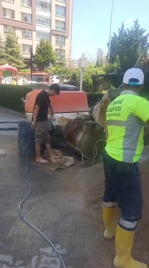 Makineli şap uygulaması